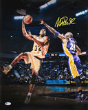 Magic Johnson Signed Lakers 16x20 Photo